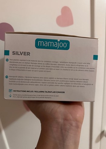Mamajoo 4x150ml Anne Sütü Saklama Kabı Beyaz-Gri - Görsel 4
