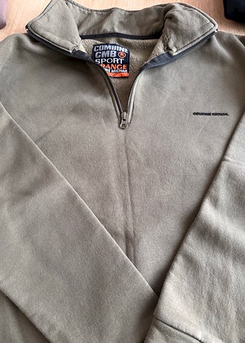 Gri Fermuarlı Erkek Sweatshirt - Görsel 3