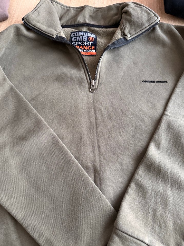 Gri Fermuarlı Erkek Sweatshirt - Görsel 3