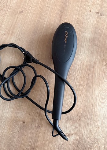 Kahverengi Elektrikli Saç Düzleştirici Fırça - Görsel 3