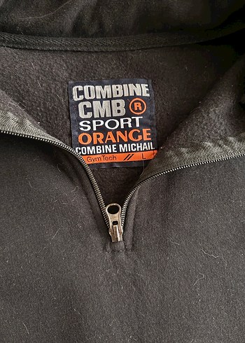 Gri Fermuarlı Yüksek Yakalı Erkek Sweatshirt - Görsel 2