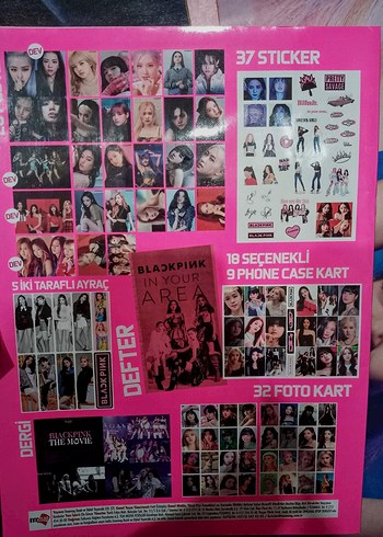 BLACKPINK dergi ve poster