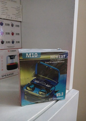 M10 Bluetooth V5.3 Dijital Şarj Gösterge Bluetooth Kulaklık