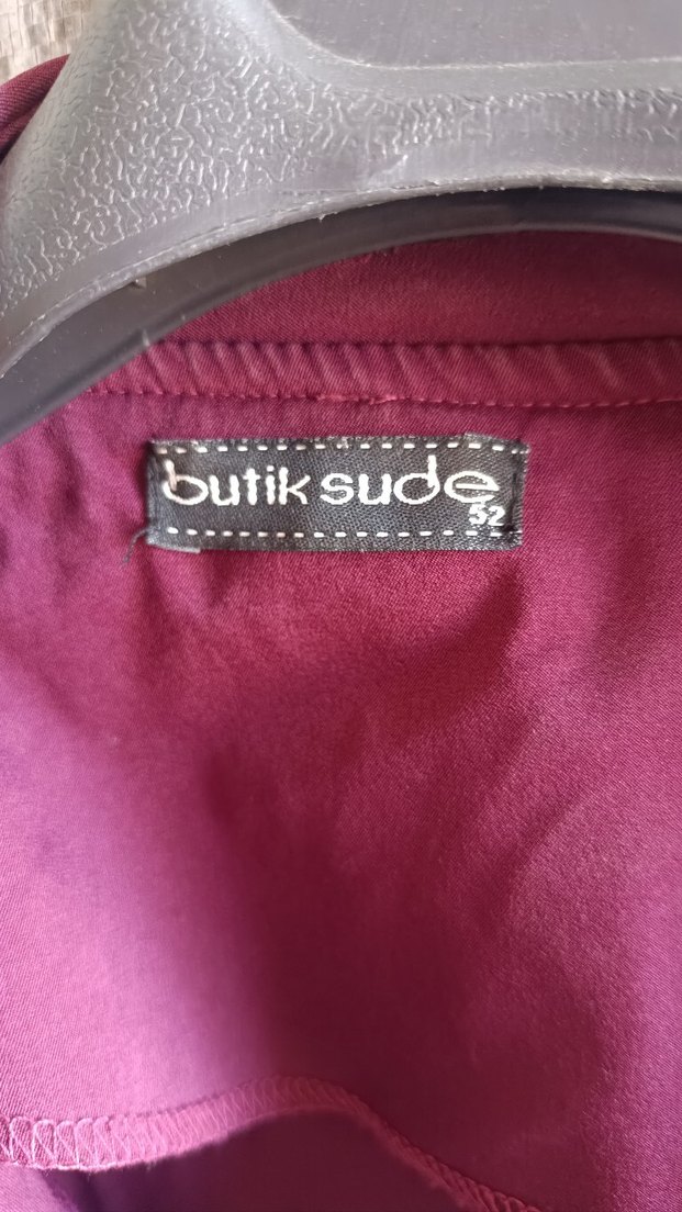 Mor Uzun Drapeli Kadın Kaban trençkot - Görsel 2