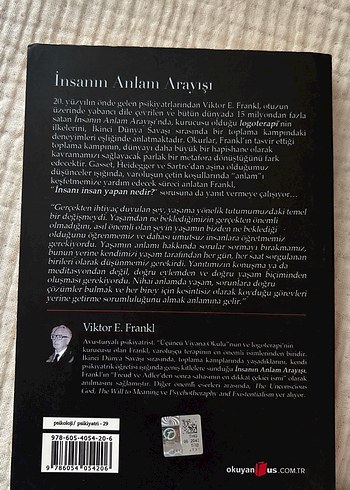 İnsanın Anlam Arayışı - Viktor E. Frankl - Görsel 2