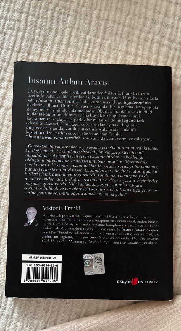İnsanın Anlam Arayışı - Viktor E. Frankl - Görsel 2