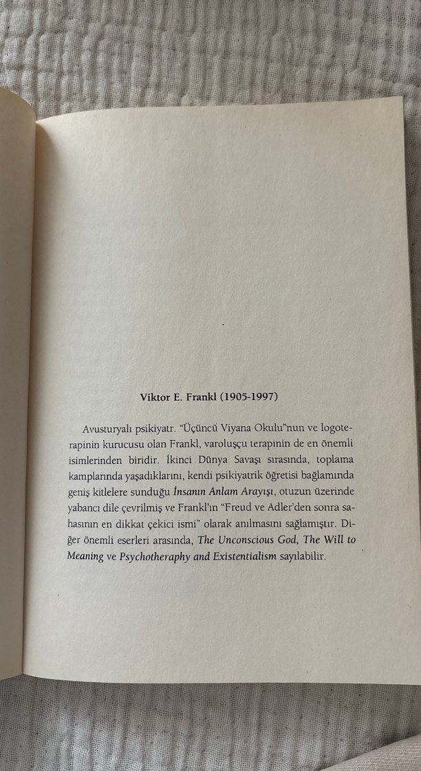 İnsanın Anlam Arayışı - Viktor E. Frankl - Görsel 3