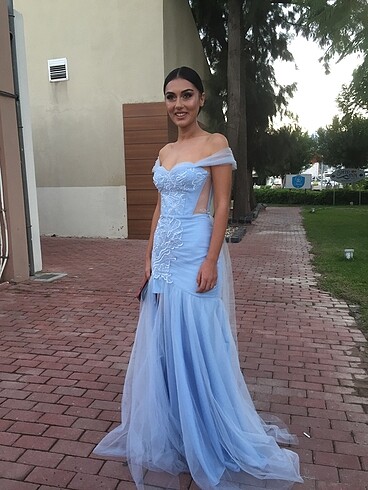xs Beden mavi Renk DCEY mavi elbise