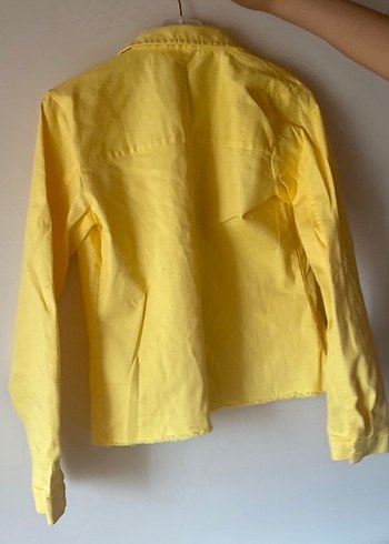 LC Waikiki Sarı Düğmeli Çocuk Denim Ceket