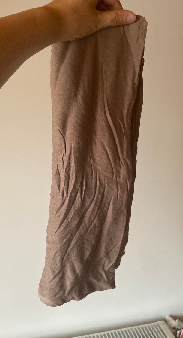 Kahve penye kadın şal - Görsel 2