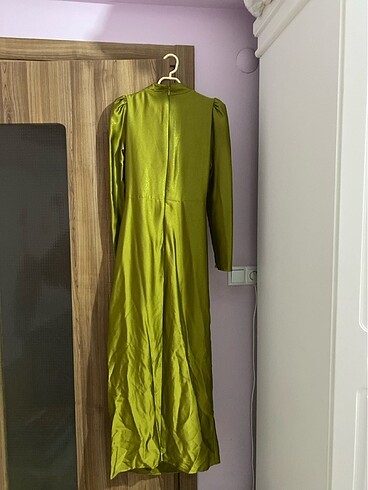 Yeşil tesettür abiye - Görsel 5