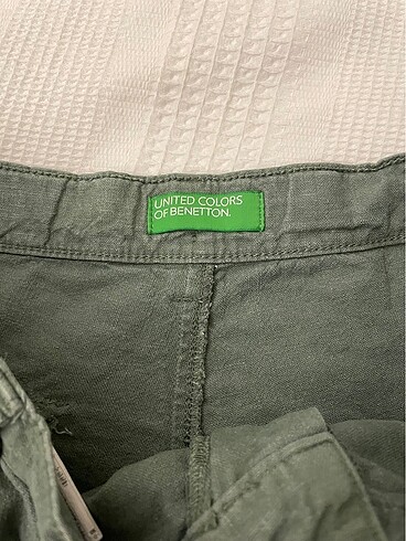 Benetton Benetton keten şort