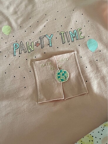 7 Yaş Beden çeşitli Renk Penti pijama takımı