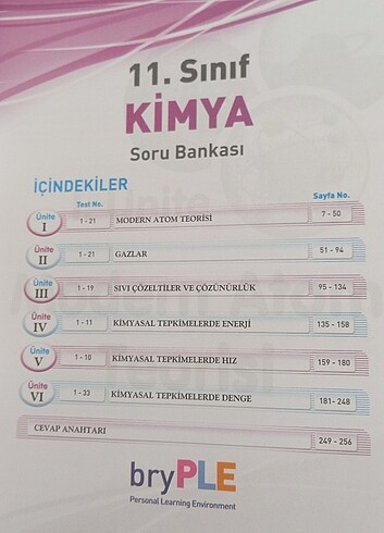 Tyt, 11 Kimya ve Matematik Soru bankası