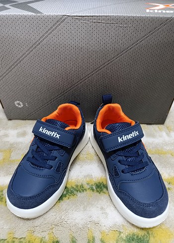26 Beden mavi Renk Kinetix Erkek Çocuk Mavi Sneaker Velcro