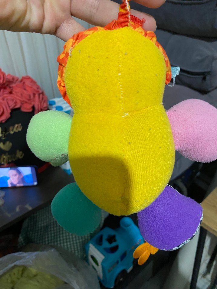 Renkli Asılabilir Aslan Diş Kaşıyıcı Oyuncak - Görsel 5