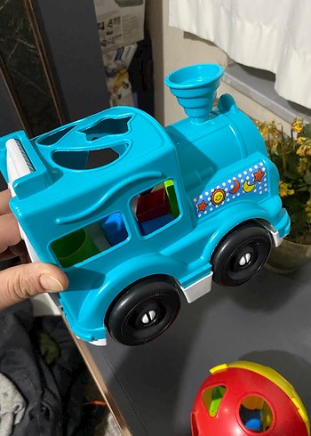 Renkli Tren ve Şekilli Top Oyuncak - Görsel 3