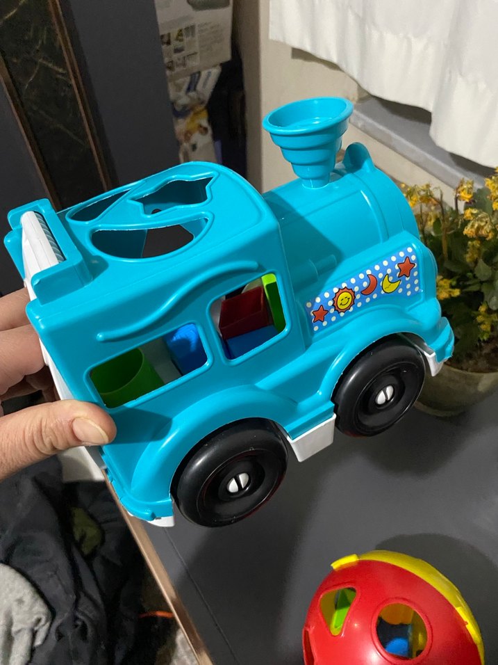 Renkli Tren ve Şekilli Top Oyuncak - Görsel 3