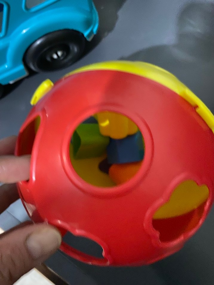 Renkli Tren ve Şekilli Top Oyuncak - Görsel 5