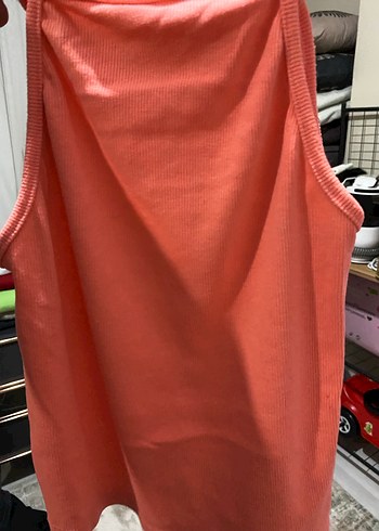 Turuncu balıkçı Midi Kadın Atlet - Görsel 2