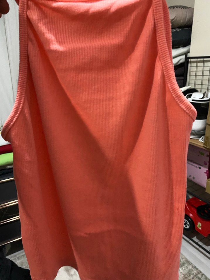 Turuncu balıkçı Midi Kadın Atlet - Görsel 2