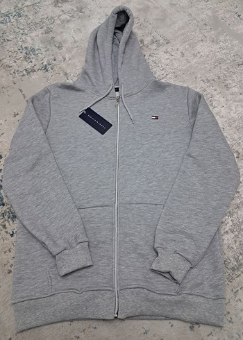 ERKEK KAPŞONLU SWEATSHİRT TAM FERMUAR  HIRKA POLAR - Görsel 4