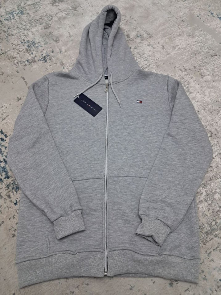 ERKEK KAPŞONLU SWEATSHİRT TAM FERMUAR  HIRKA POLAR - Görsel 4