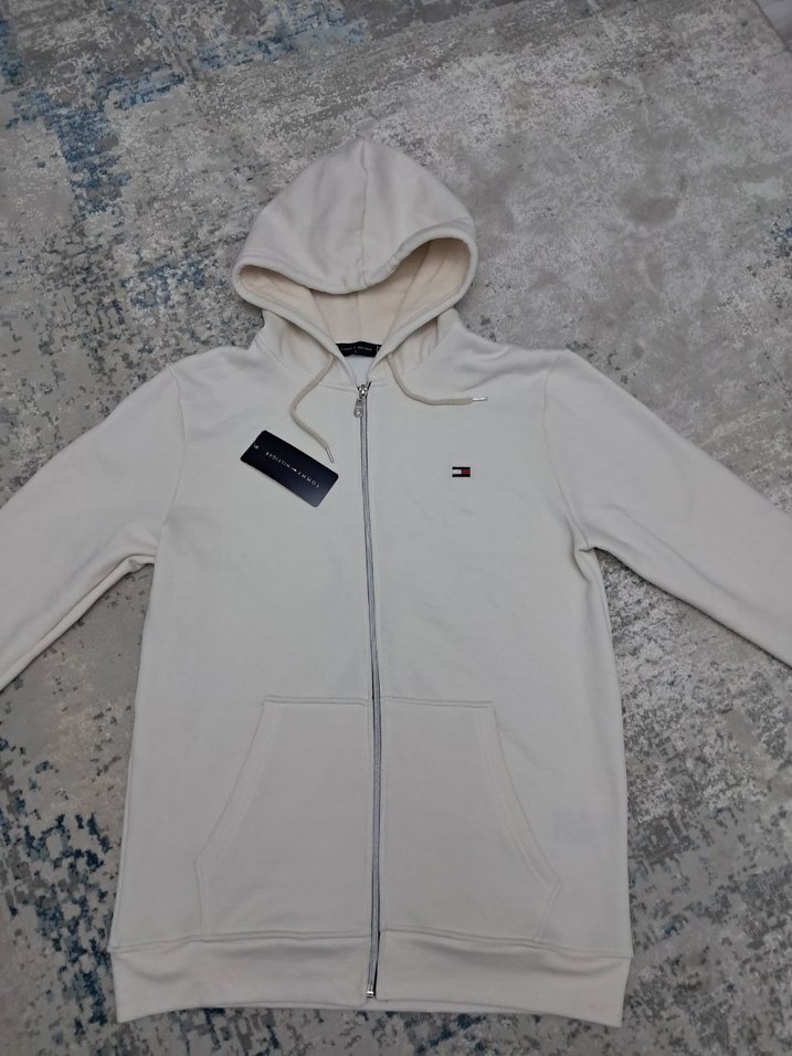 ERKEK KAPŞONLU SWEATSHİRT TAM FERMUAR  HIRKA POLAR - Görsel 2