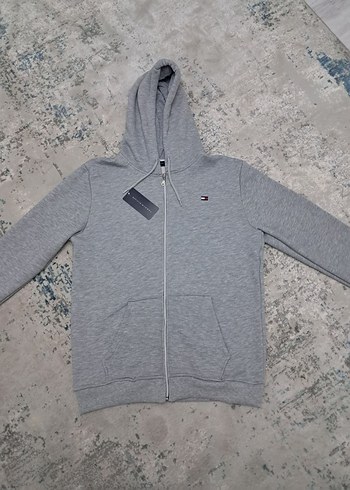 ERKEK KAPŞONLU SWEATSHİRT TAM FERMUAR  HIRKA POLAR - Görsel 4