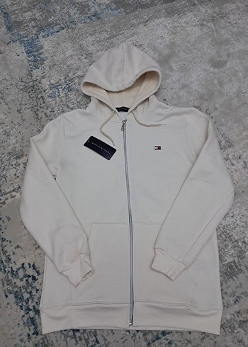 ERKEK KAPŞONLU SWEATSHİRT TAM FERMUAR  HIRKA POLAR - Görsel 4