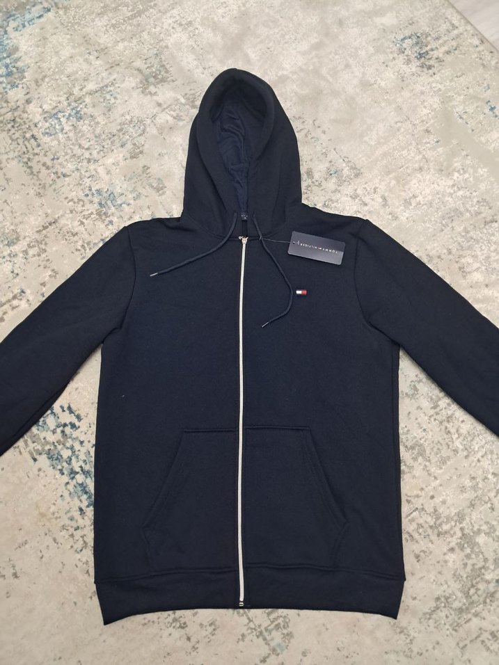 ERKEK KAPSONLU SWEATSHİRT TAM FERMUAR  HIRKA POLAR - Görsel 2