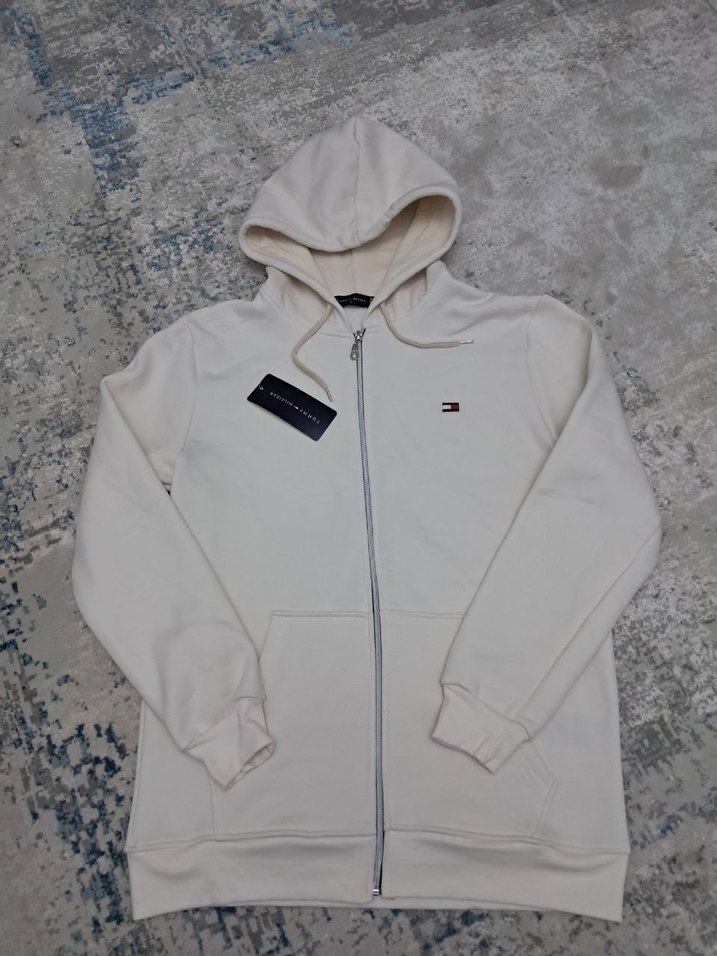 ERKEK KAPŞONLU SWEATSHİRT TAM FERMUAR  HIRKA POLAR - Görsel 4