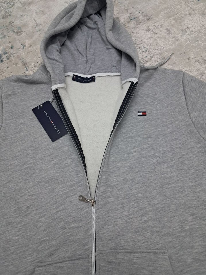 ERKEK KAPŞONLU SWEATSHİRT TAM FERMUAR  HIRKA POLAR - Görsel 2