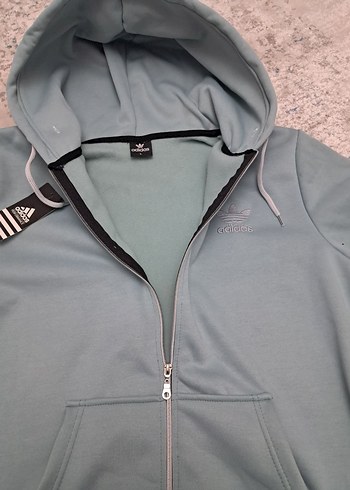 Kapüşonlu Fermuarlı Erkek Sweatshirt - Görsel 2