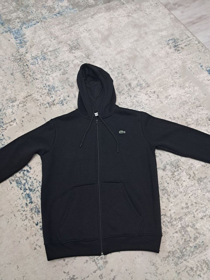 ERKEK KAPŞONLU SWEATSHİRT TAM FERMUAR  HIRKA POLAR - Görsel 5