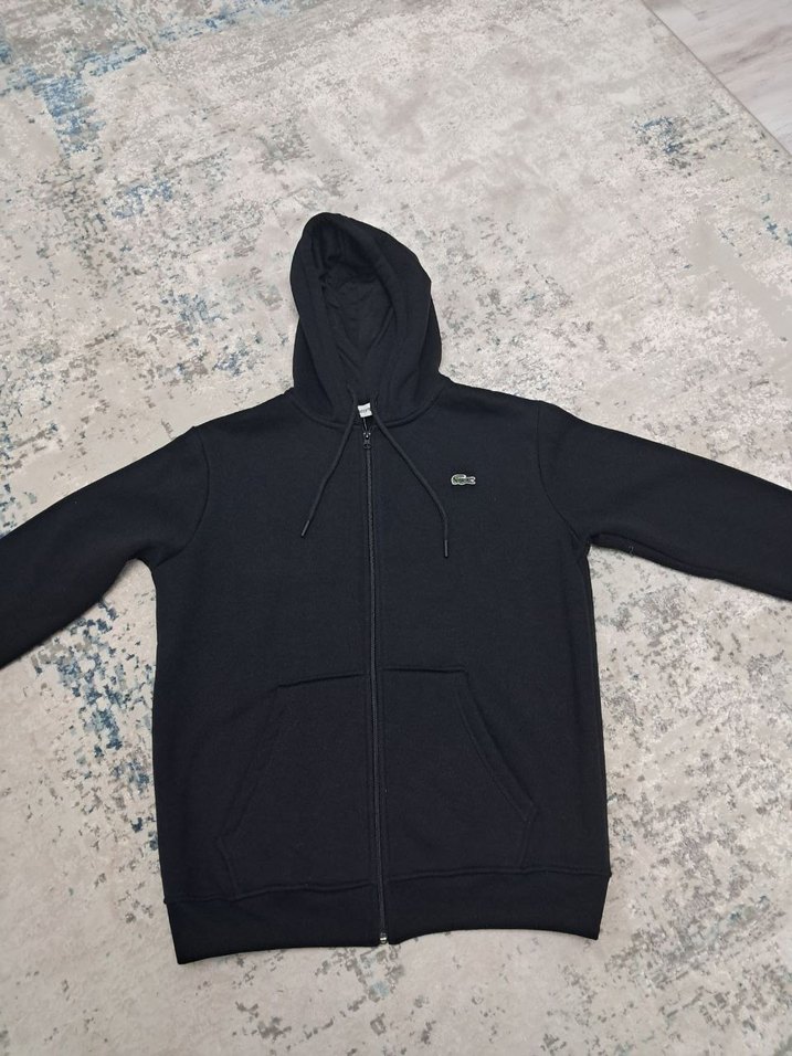 ERKEK KAPŞONLU SWEATSHİRT TAM FERMUAR  HIRKA POLAR - Görsel 3