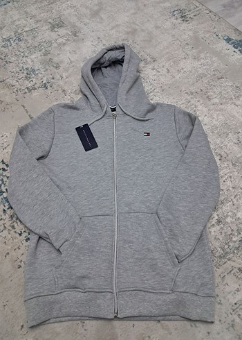 ERKEK KAPŞONLU SWEATSHİRT TAM FERMUAR HIRKA POLAR - Görsel 3