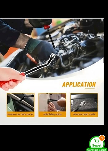 Oto kaporta çamurluk tampom klipsleri - Görsel 3