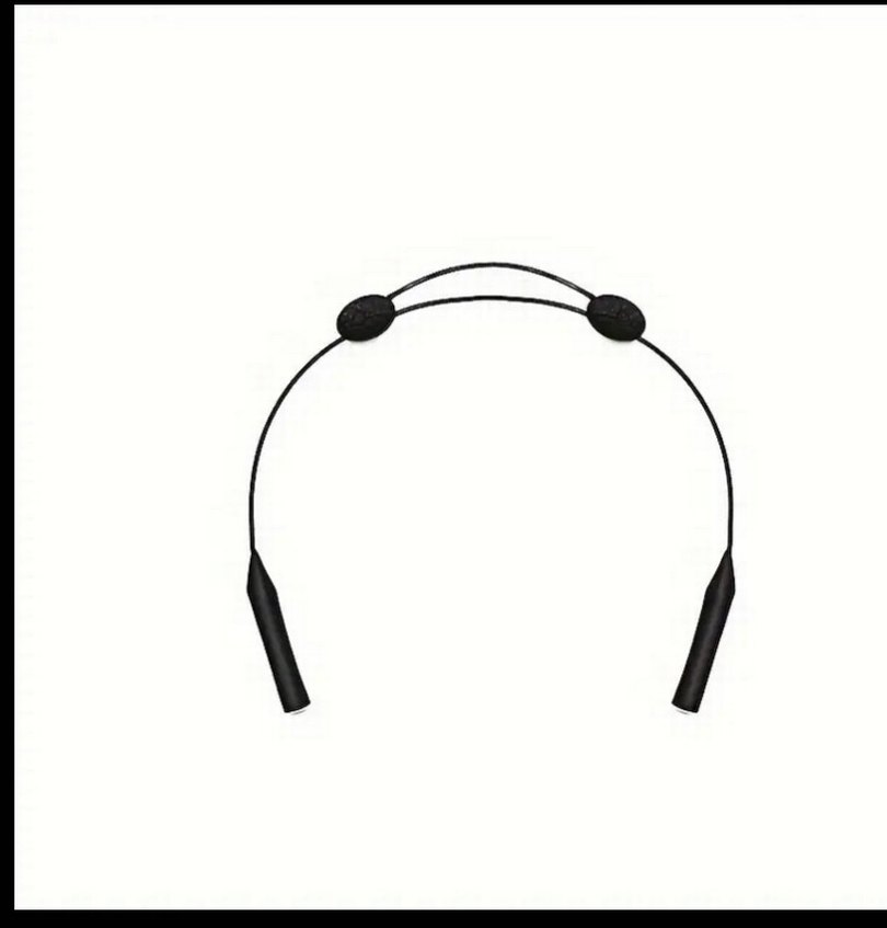 Kadın  Erkek Elastik Gotik Siyah Gözlük Askısı - Görsel 5