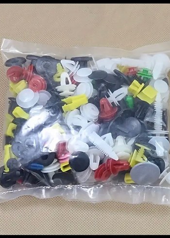 Renkli oto kaporta çamurluk tampon klipsleri - Görsel 3