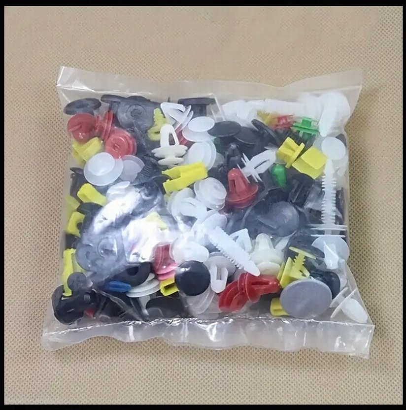 Renkli oto kaporta çamurluk tampon klipsleri - Görsel 3