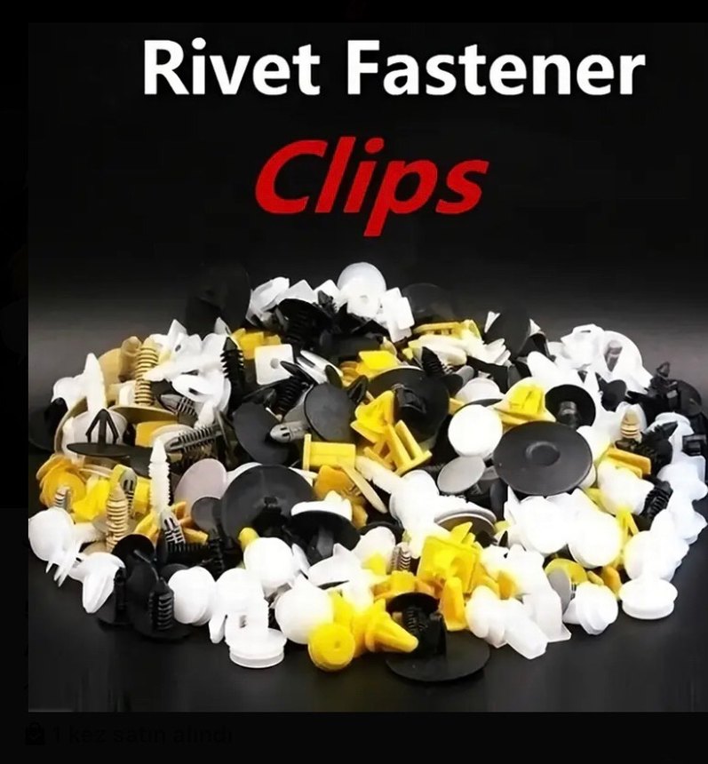 Renkli oto kaporta çamurluk tampon klipsleri - Görsel 5