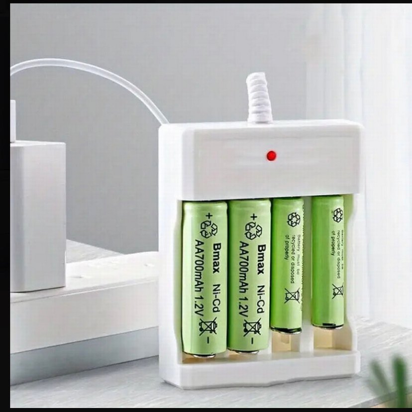 Beyaz NiCd AAA Pil Şarj Cihazı - Görsel 5