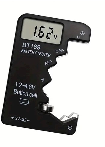 BT189 Pil Test Cihazı 1.2-4.8V LCD Ekranlı
