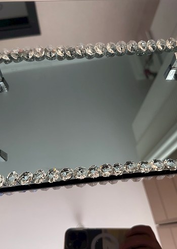 Gri Taş Detaylı Makyaj vb. Organizer Tepsi - Görsel 4