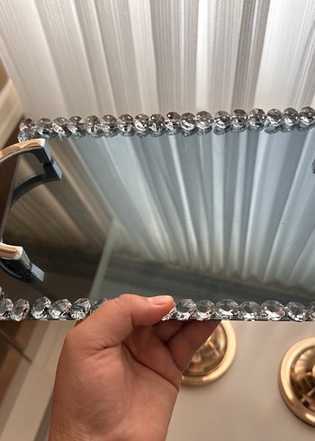 Gri Taş Detaylı Makyaj vb. Organizer Tepsi - Görsel 6