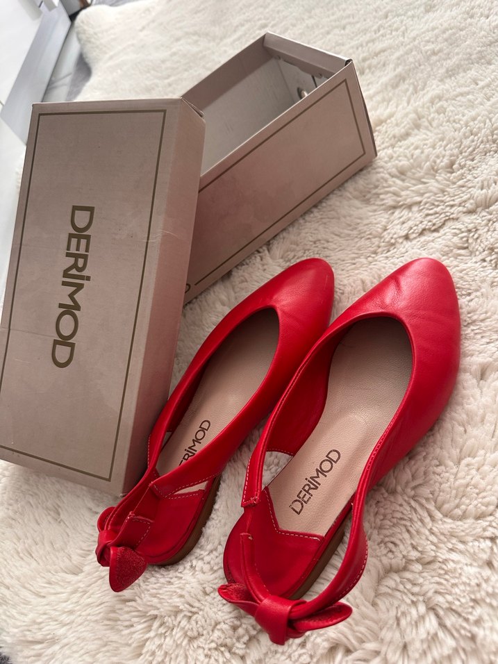 Kırmızı Deri Fiyonklu HIZLI OLAN KAPSIN  - Görsel 5