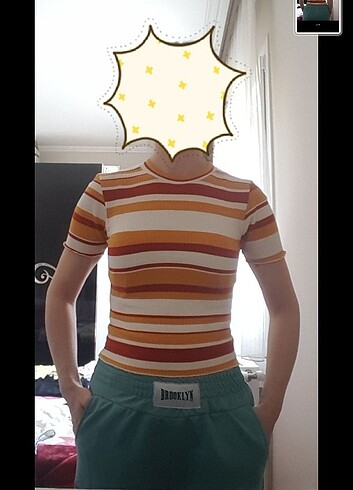 s Beden Fitilli crop bady