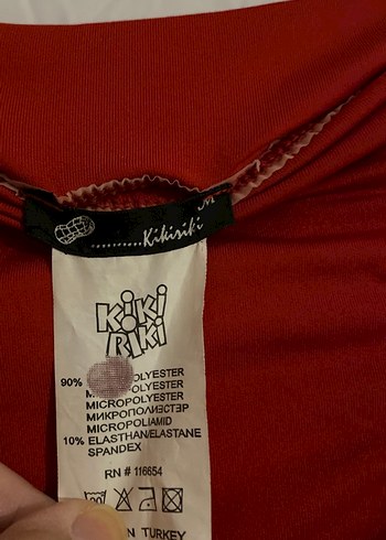 Kikiriki Kırmızı Drapeli midi Kadın Etek