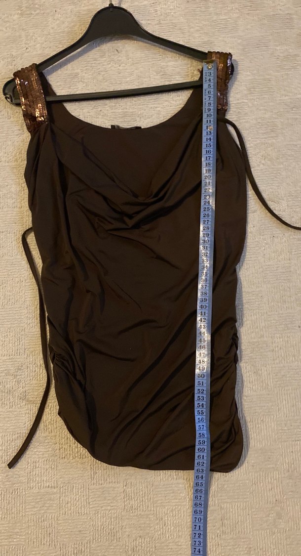 Kahverengi Drapeli Midi Gotik Atlet - Görsel 4